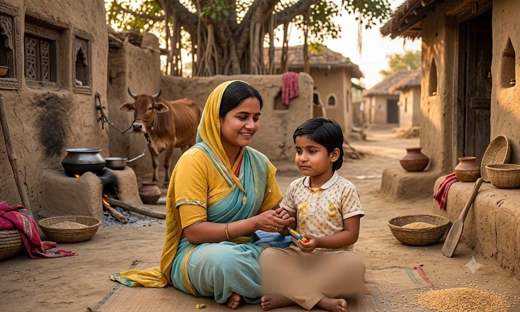 Photo — mother and child together