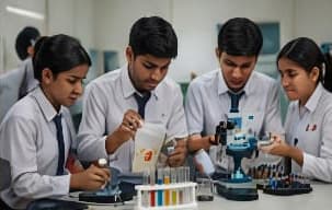 Students in a training workshop