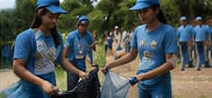 Photo — volunteers at a community outreach event